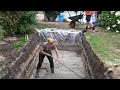 How to pour a concrete floor - DIY with Nicole