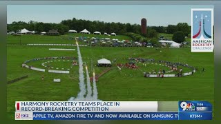 Harmony rocket team earns national recognition