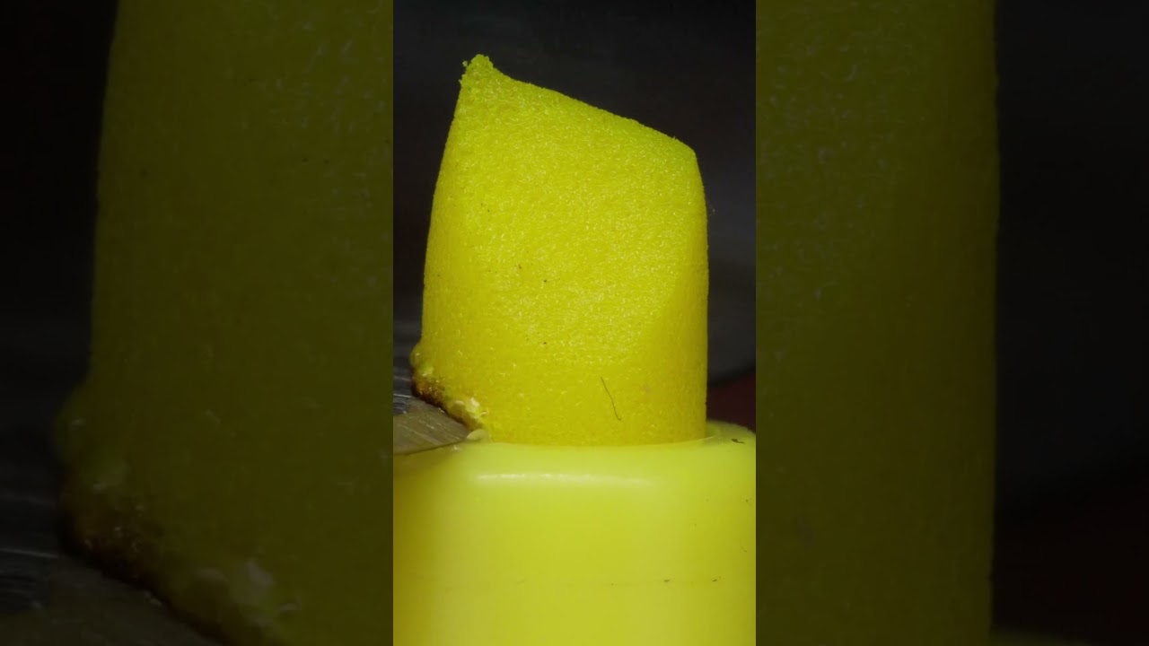Cut a marker with a hot knife in Macro 