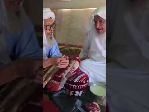 لقاء الشيخ إبراهيم المحيميد بشيخ وقور عمره قرابة ١٠٠ سنة وكان متأثرا بكتب الشيخ ابن عثيمين