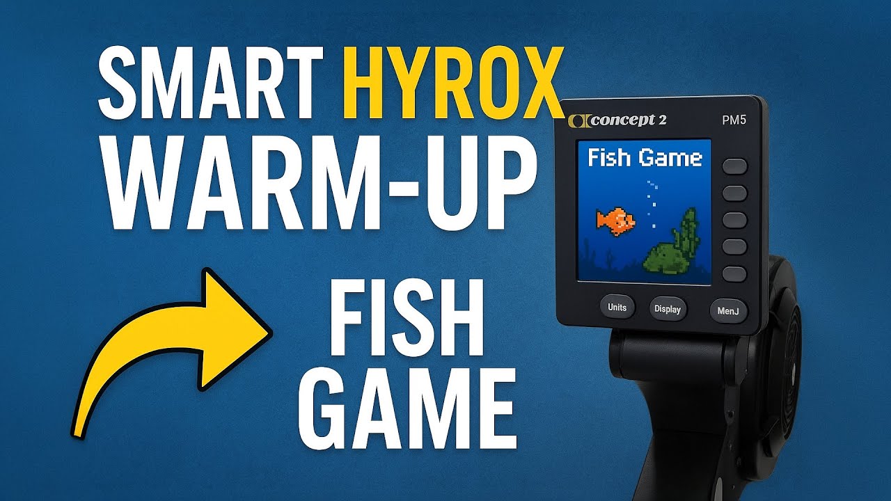 The BEST HYROX Warm-Up You’re Not Using (Concept2 Fish Game)