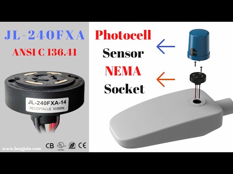 Photocontrol Receptacle JL-240FXA /ANSI C136.41 Interface/Street Lighting Receptacle/NEMA Socket