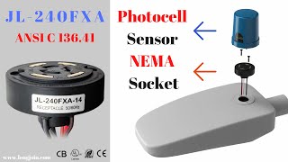 Photocontrol Receptacle JL-240FXA /ANSI C136.41 Interface/Street Lighting Receptacle/NEMA Socket