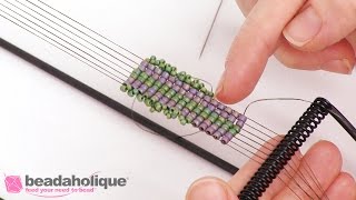 How to Add a Beaded Edge to Loom Work
