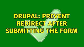 Famous Drupal: Prevent redirect after submitting the form Net Worth