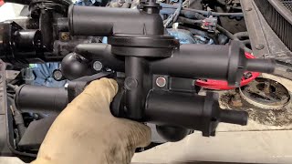 2008 - 14 Dodge Avenger 2.4l thermostat coolant housing replacement