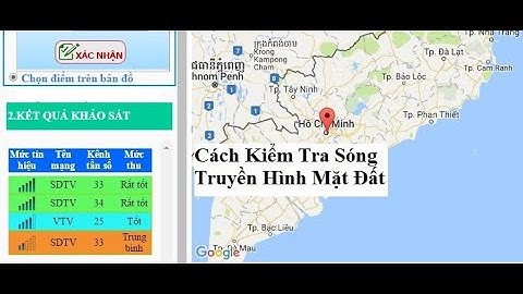 Hướng dẫn chỉnh hướng sóng truyền hình số mặt đất