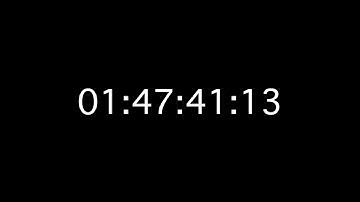 2 hours countdown timecode 4k UHD