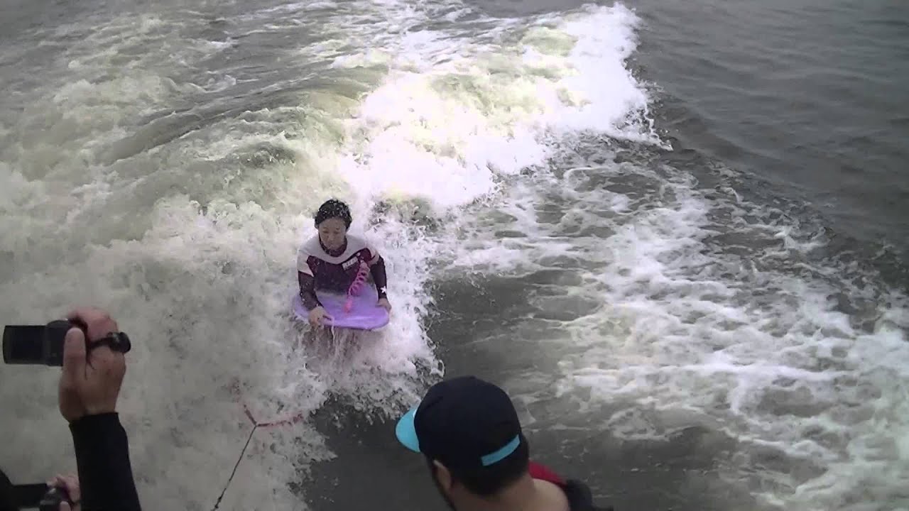 2015042930 東京湾ボートサーフ no.30 bodyboard surfing on the boat wave in tokyo