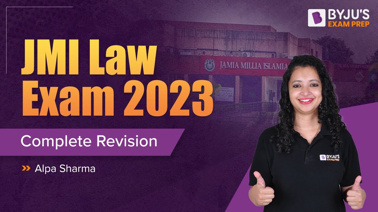 JMI BA LLB Entrance Exam 2023 Complete Revision Strategy JMI Law