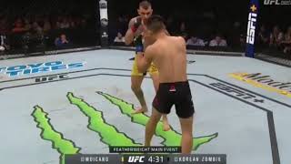 Korean Zombie KO's Renato Moicano
