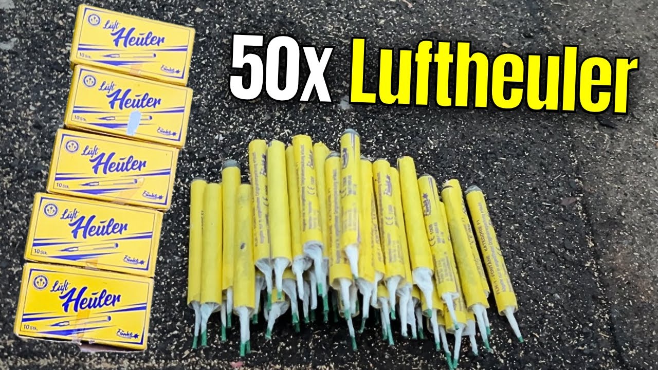 50x Luftheuler tegelijk | Fünke Vuurwerk project