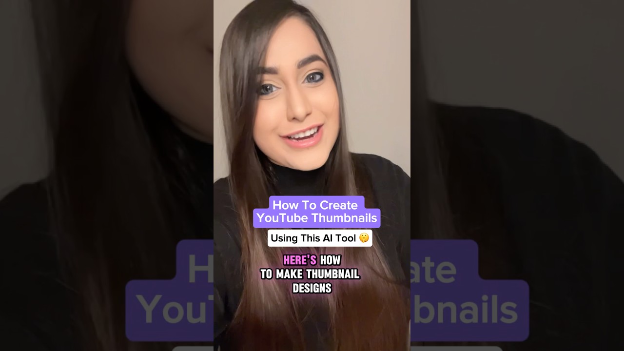 YouTube Thumbnail Design Tutorial Using AI!