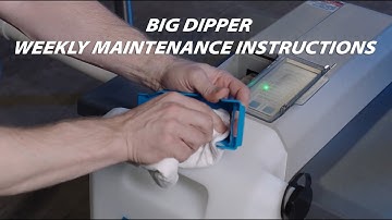 Weekly Maintenance on Big Dipper 51k Series with Internal Strainer