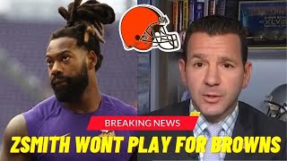ZA'DARIUS SMITH WON'T PLAY FOR BROWNS