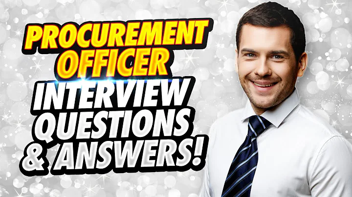 PROCUREMENT OFFICER Interview Questions And Answers! - DayDayNews
