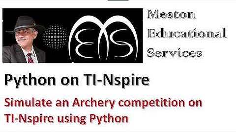 Simulating Archery Competition On TI Nspire using Python