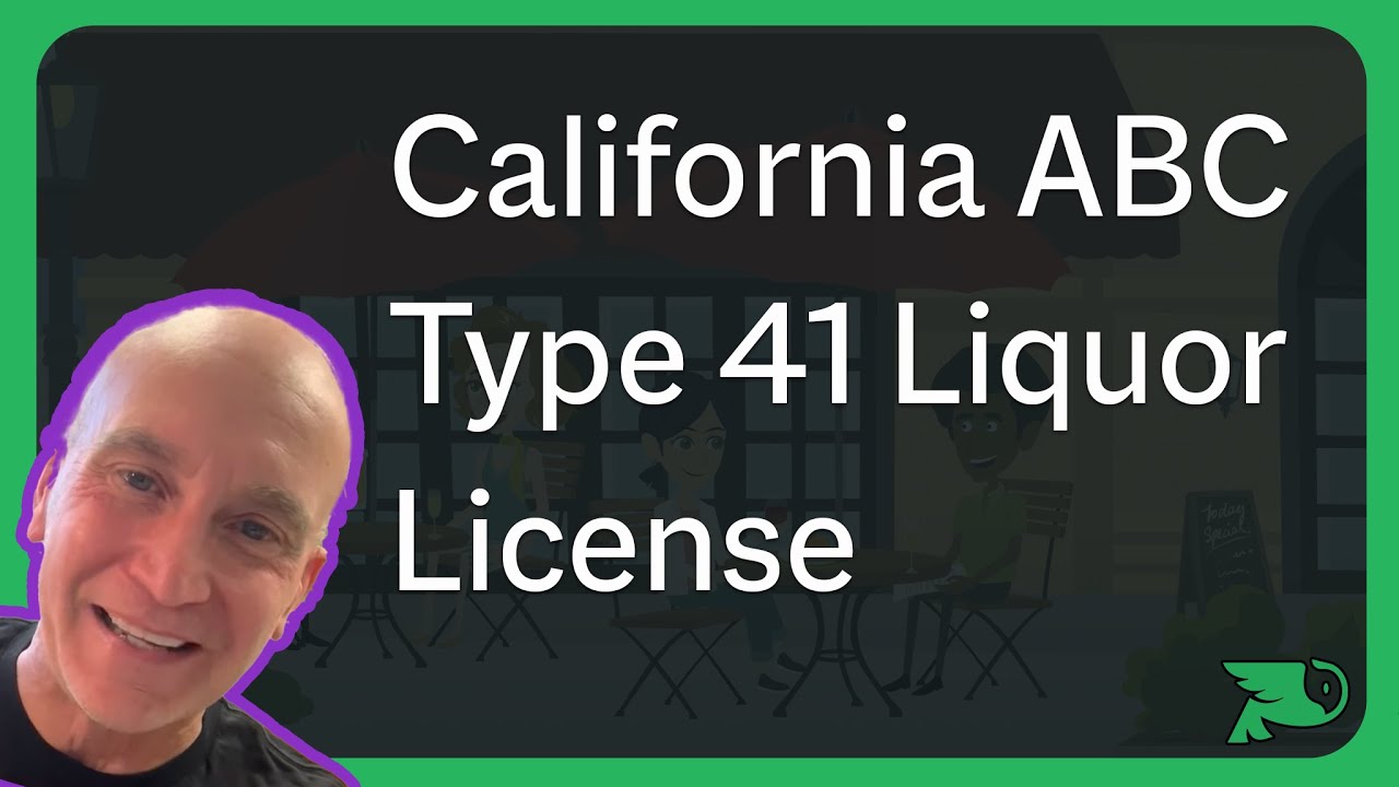 California ABC Type 41 Liquor License Application Guide - YouTube