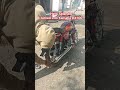 Hero Honda Splendor Silencer replaced with Yamaha RX100 #modified