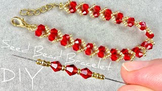 WOW, HEART Bracelet Tutorial! So EASY! Learn How to Make Bracelets with Beads and Crystals