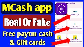 MCash app real or fake