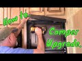 Camper refrigerator upgrade. How to replace camper refrigerator with a home model. Lots of details.