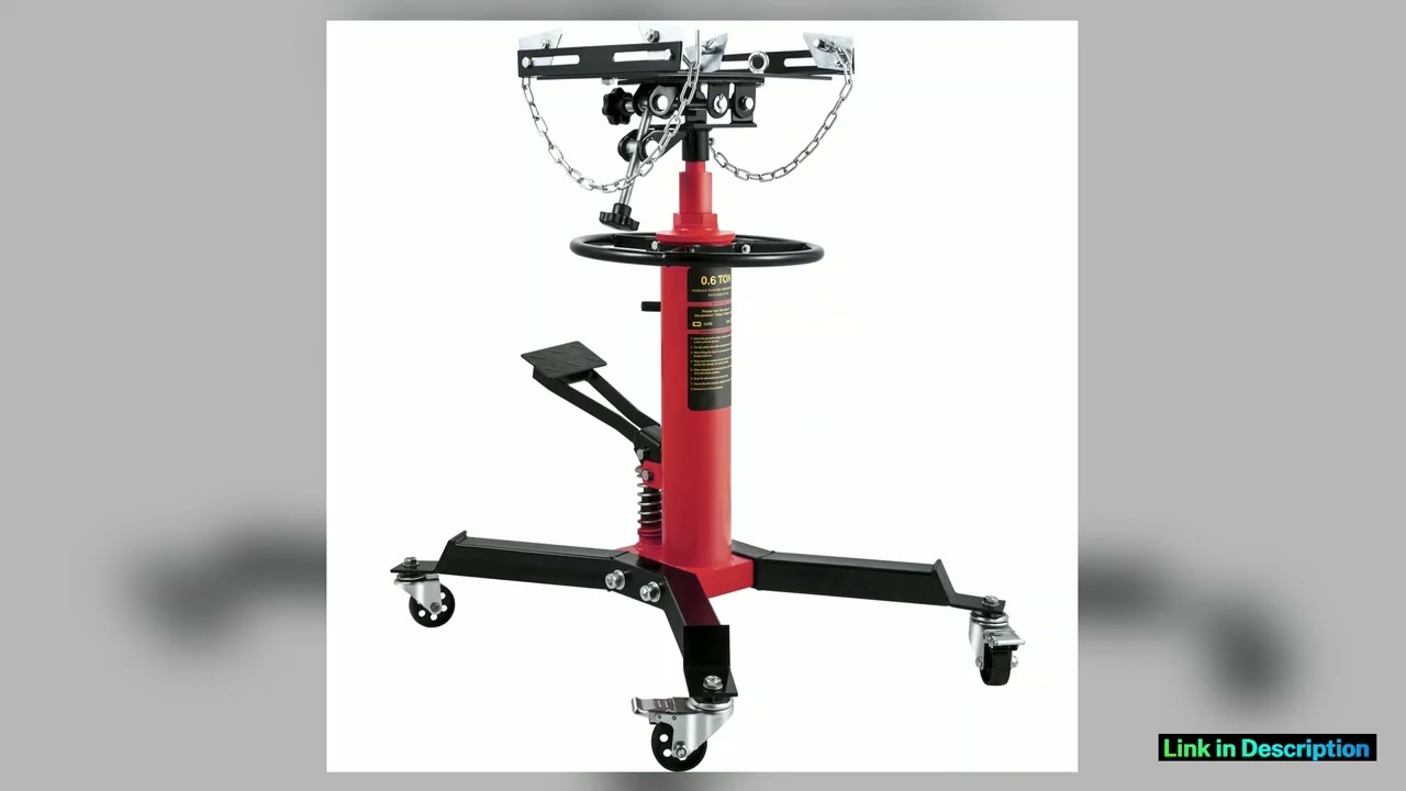 SucceBuy Transmission Jack Hydraulic Telescopic Transmission Jack 2Stage Floor Jack Stand with