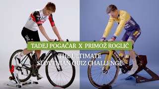 Tadej Pogačar x Primož Roglič: The Ultimate Slovenian Quiz Challenge