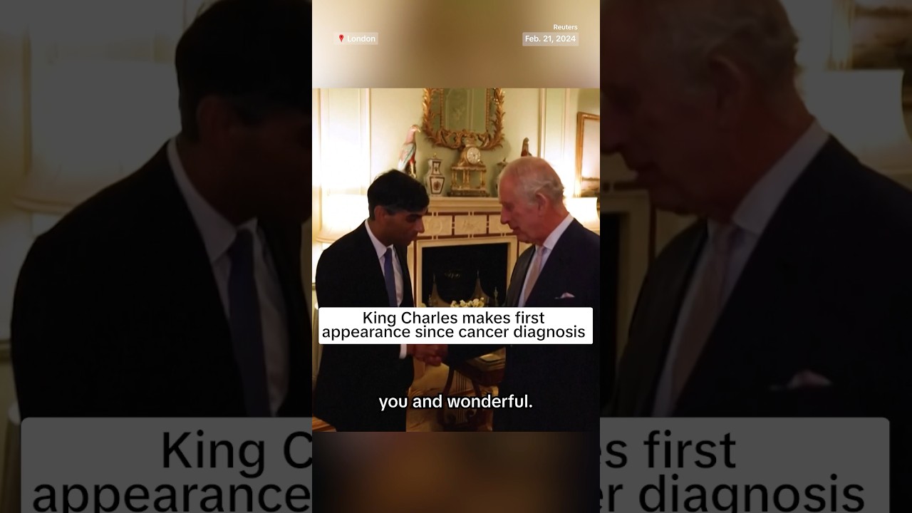 King Charles makes first appearance since cancer diagnosis