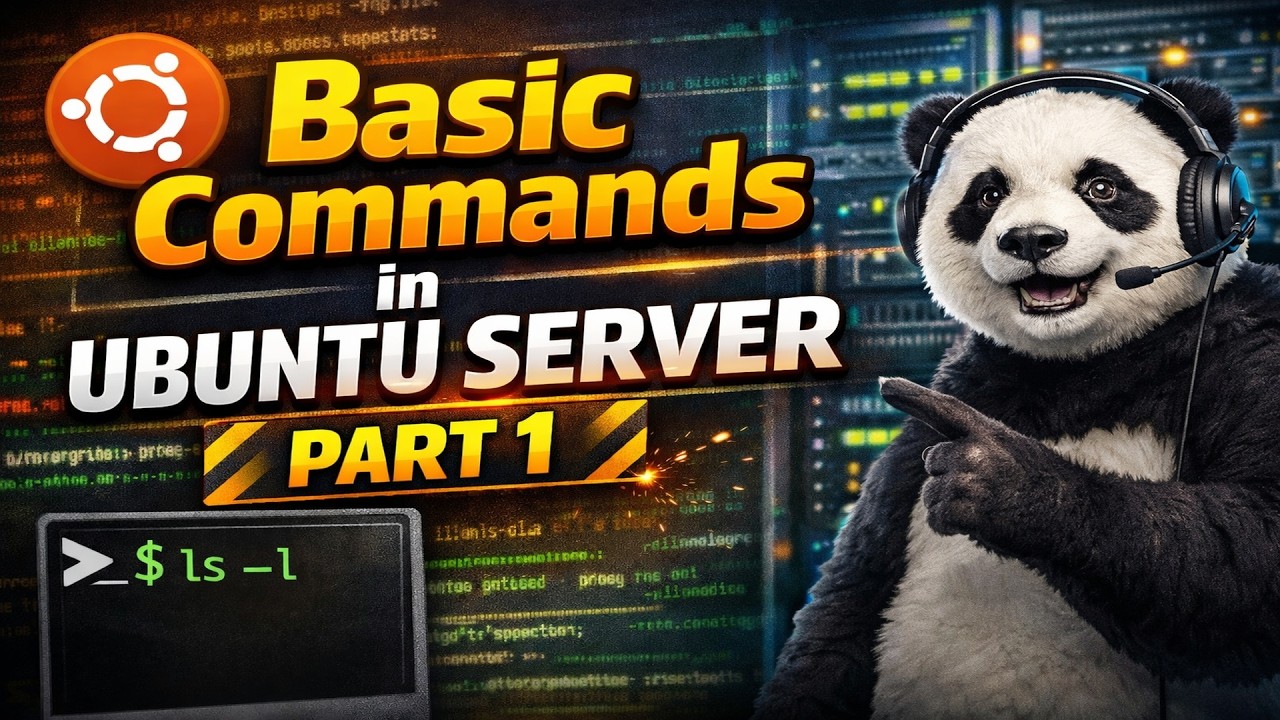 Basic Command in Ubuntu Server Part 1 - YouTube