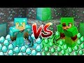 PICARETA DE DIAMANTE VS PICARETA DE ESMERALDA NO MINECRAFT (QUEM VENCE?)