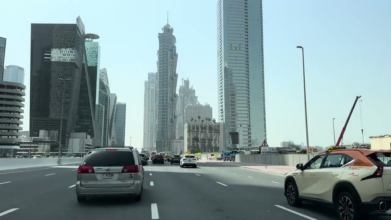 Downtown Dubai (Forte Tower 1) to Ghazal Mall 🇦🇪 | 4K City Drive | 60FPS 4 March 2026
