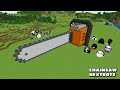 SURVIVAL CHAINSAW HOUSE WITH 100 NEXTBOTS in Minecraft - Gameplay - Coffin Meme