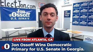 Ossoff wins Georgia Senate primary, faces Perdue