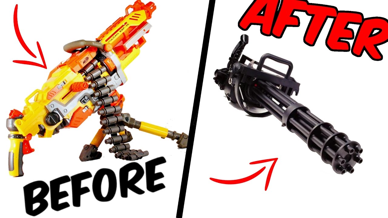 Nerf gun shoots REAL bullets | how to - YouTube
