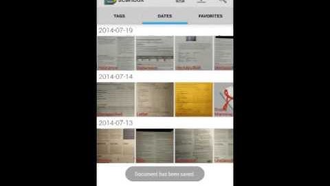 Scanbox, Document Management