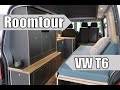 VW T6 Camperausbau mit Tresor, Aussendusche, Klo und sehr viel Stauraum