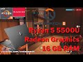 AMD Ryzen 5 5500U \ Radeon Graphics \ Overwatch 2 @1080p low settings (16GB DUAL-CHANNEL RAM)