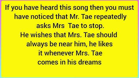 BTV ` winter ahead ~ song explanation and history story when he saw mrs tae first time 😱😵‍💫 #btsv