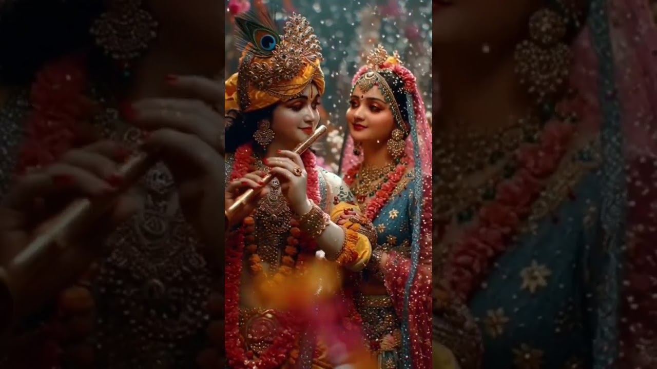 "Radha Krishna Divine Love ✨ | Magical AI Darshan | Peaceful Short Video"