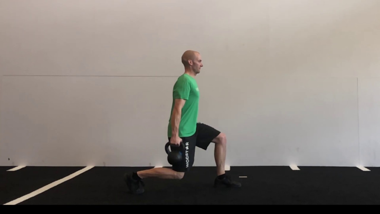 Dual Arm Suitcase Kettlebell Walking Lunge YouTube