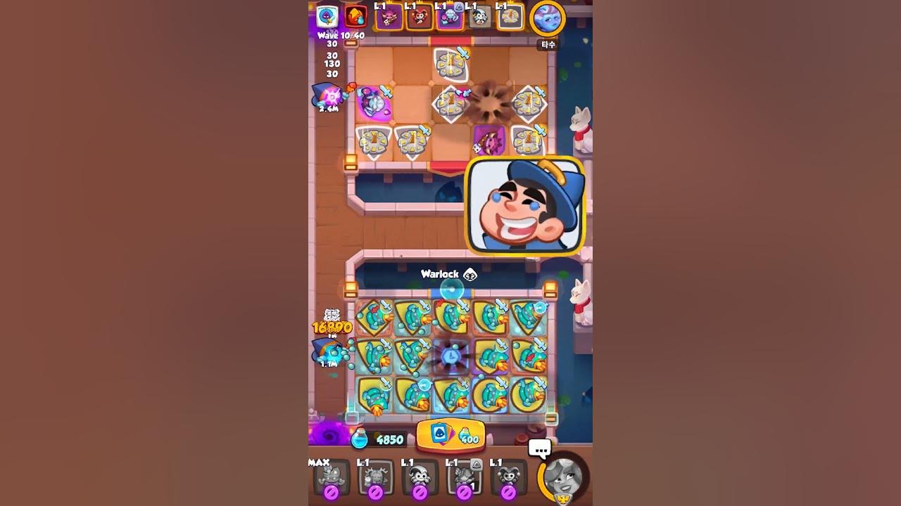 Попробуй с утильщик!!, Try wIth Scrapper!!, 스크레퍼로 시도!! Coop Rush Royale Shorts YouTube