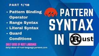 Pattern Syntax in Rust   Part 1
