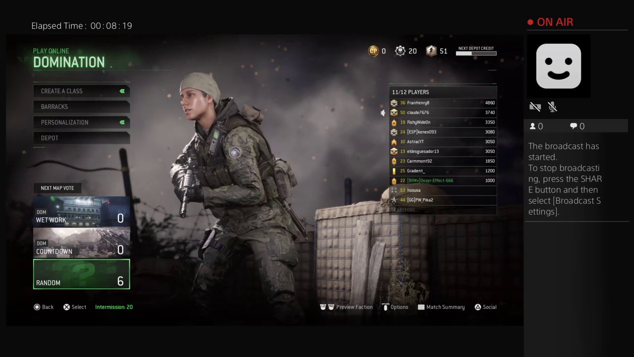 Dozer-Effect-666's Live PS4 Broadcast