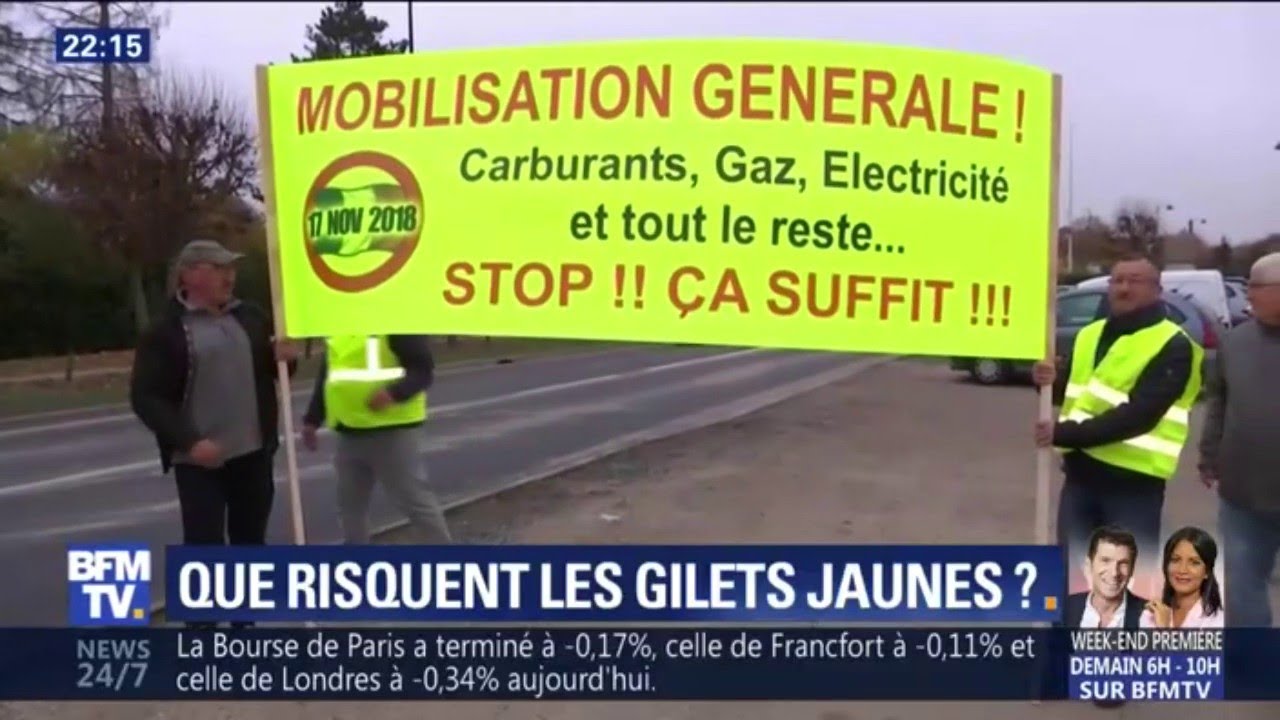 Que Risquent Les Gilets Jaunes