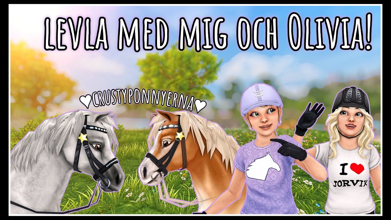 AIR STAR - Levla med mig och Olivia! Crustyponnyerna ska levlas ♥