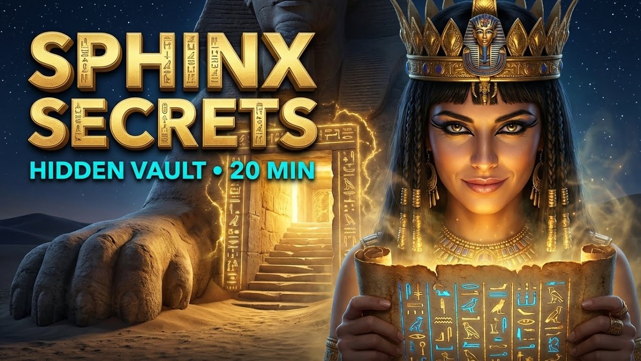 Hidden Chamber of the Sphinx 🦁 Ancient Egyptian Secrets • 20 Min Deep Meditation & Healing