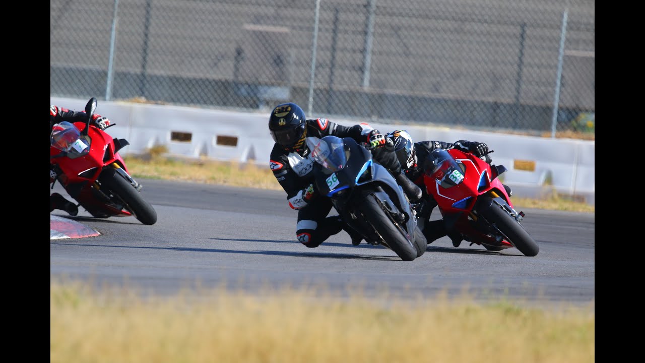 slow Level 3 Riders around Auto Club Speedway - YouTube
