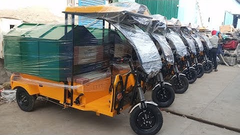Garbage E-Rickshaw Tipper | E - Rickshaw Garbage Manufacturer Delhi  | Waste Management Product 