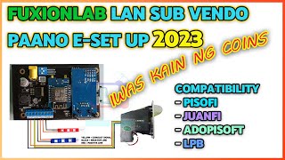 FuxionLab Lan Sub Vendo Piso Wifi Set up 2023 New Board No Auto Credit & Delay Insert Coin #Pisofi